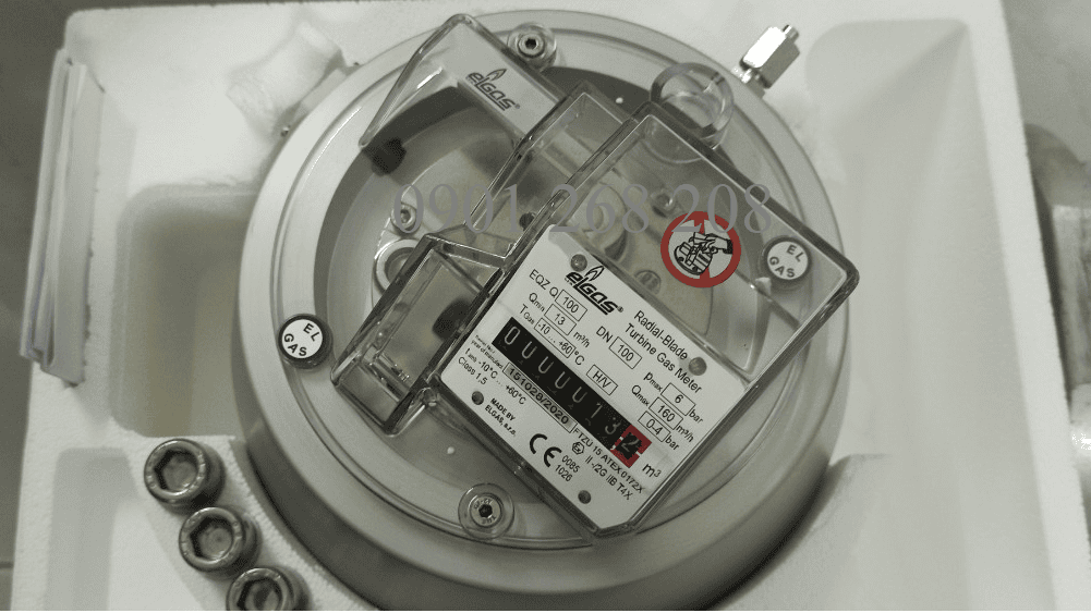 gas meter turbine EQZ Q100 DN100 Elgas